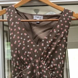 Silk maternity dress